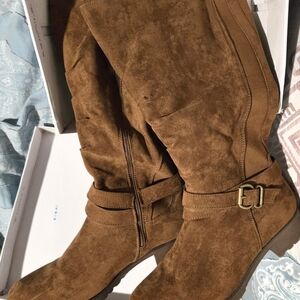 White Mountain Women's Brown Knee-High Boots